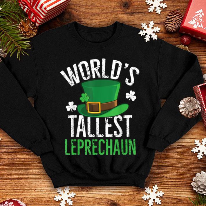 Awesome Worlds Tallest Leprechaun St Patricks Day Clover Funny Gift shirt 4 - Awesome Worlds Tallest Leprechaun St. Patricks Day Clover Funny Gift shirt