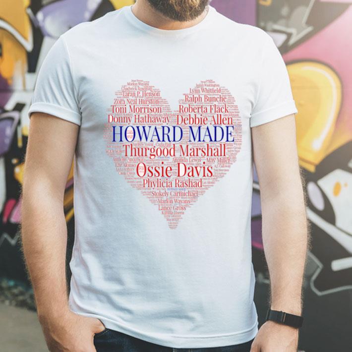 Howard Made Thurgood Marshall Ossie Davis Alumni Word Cloud shirt Howard Made Thurgood Marshall Ossie Davis Alumni Word Cloud shirt 4 - Howard Made Thurgood Marshall Ossie Davis Alumni Word Cloud shirt