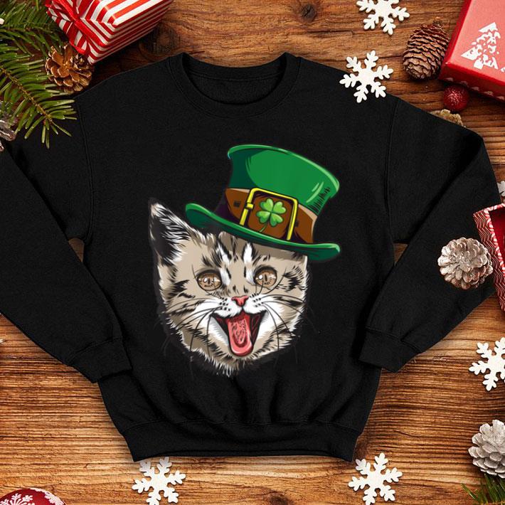 Nice Cat Leprechaun St Patricks Cattys Catricks Day Girls Women shirt 4 - Nice Cat Leprechaun St Patricks Cattys Catricks Day Girls Women shirt