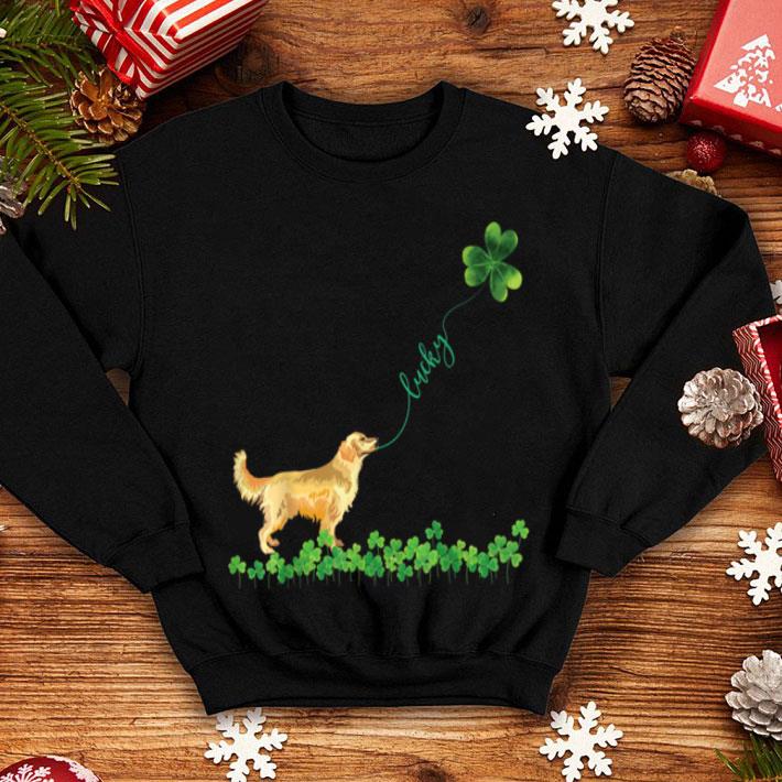 Nice Lucky Golden Retriever Dog Shamrock St Patrick Day shirt Nice Lucky Golden Retriever Dog Shamrock St Patrick Day shirt 4 - Nice Lucky Golden Retriever Dog Shamrock St Patrick Day shirt