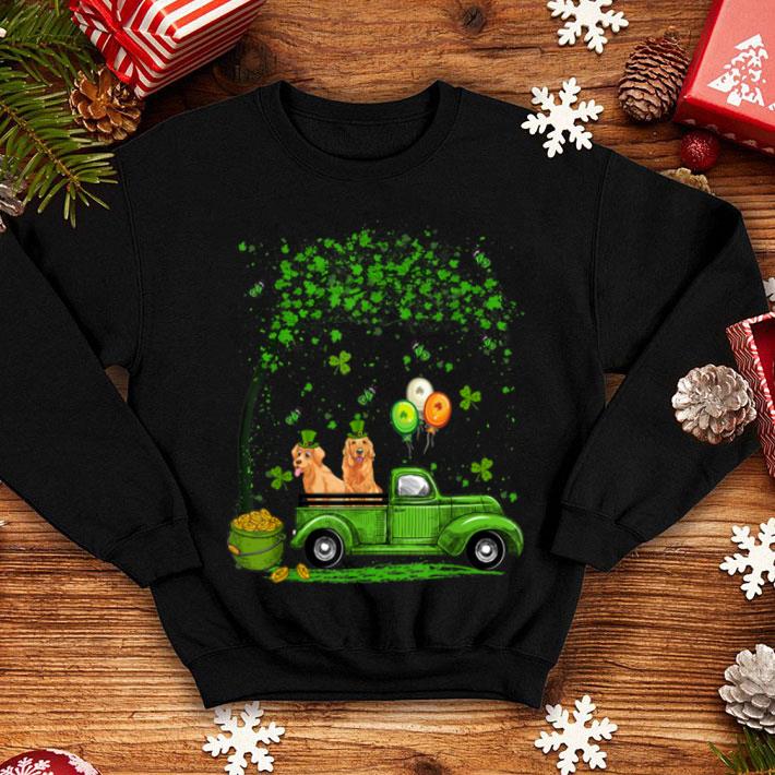 Premium Blue Truck Pickup Golden Retriever St Patricks Day Irish shirt Premium Blue Truck Pickup Golden Retriever St Patricks Day Irish shirt 4 - Premium Blue Truck Pickup Golden Retriever St Patricks Day Irish shirt