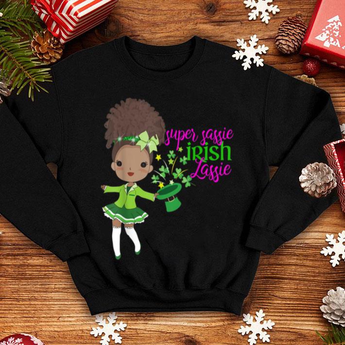 Pretty Melanin Girls St Patricks Day Kids Super Sassy Irish Lassie shirt 4 - Pretty Melanin Girls St Patricks Day Kids Super Sassy Irish Lassie shirt