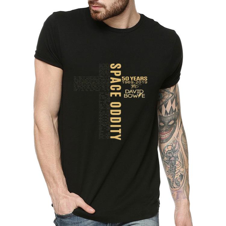 Space Oddity 50 Years 1969 2019 David Bowie Signature png 4 - Space Oddity 50 Years 1969 2019 David Bowie Signature shirt