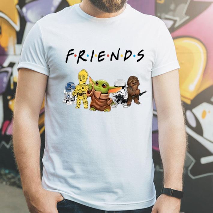 Star War Baby Yoda R2D2 P3PO Friends shirt 4 - Star War Baby Yoda R2D2 P3PO Friends shirt