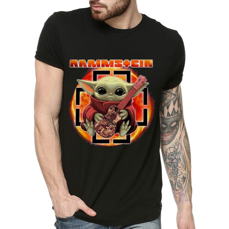 Star Wars Baby Yoda Hug Guitar Rammstein shirt 4 - Star Wars Baby Yoda Hug Guitar Rammstein shirt