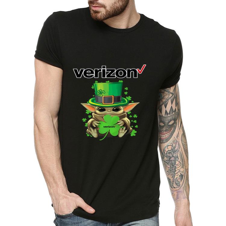 Star Wars Baby Yoda Verizon Shamrock St Patrick s Day shirt 4 - Star Wars Baby Yoda Verizon Shamrock St.Patrick’s Day shirt