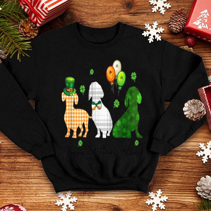Top Irish Flag Three Dachshund Dogs Happy St Patrick s Day Gift shirt 4 - Top Irish Flag Three Dachshund Dogs Happy St. Patrick's Day Gift shirt