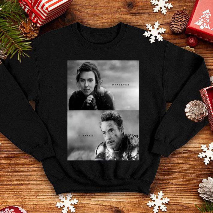 Whatever It Takes Black Widow And Iron Man shirt Whatever It Takes Black Widow And Iron Man shirt 4 - Whatever It Takes Black Widow And Iron Man shirt