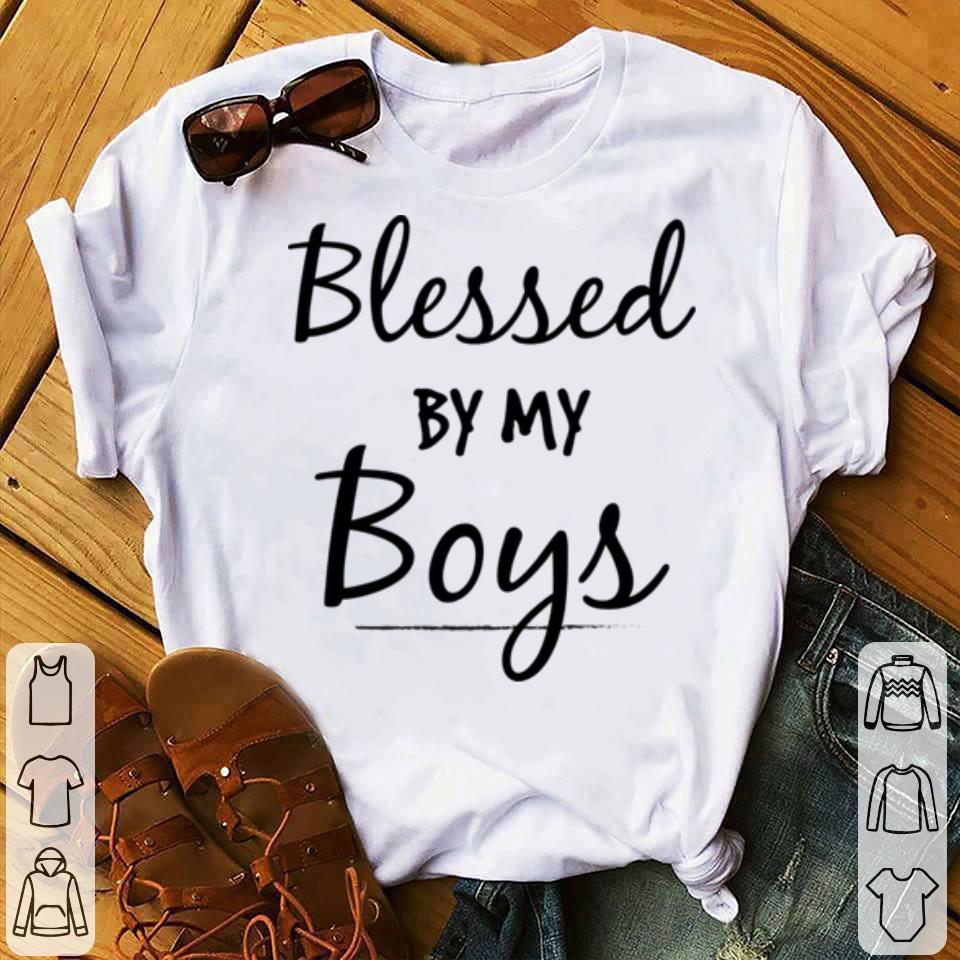 Awesome Blessed Mama For Women Blessed By My Boys shirt 4 - Awesome Blessed Mama For Women Blessed By My Boys shirt