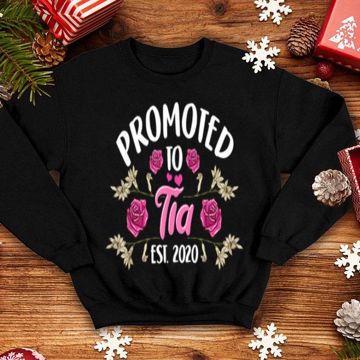 Awesome Nice Promoted To Tia Est 2020 New Tia Mothers Day shirt 4 - Awesome Nice Promoted To Tia Est 2020 New Tia Mothers Day shirt