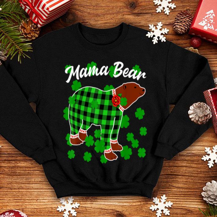 Beautiful St Patrick's Day Shamrock Clover Plaid Pajama - Mama Bear shirt Beautiful St Patrick s Day Shamrock Clover Plaid Pajama Mama Bear shirt 4 - Beautiful St Patrick's Day Shamrock Clover Plaid Pajama - Mama Bear shirt