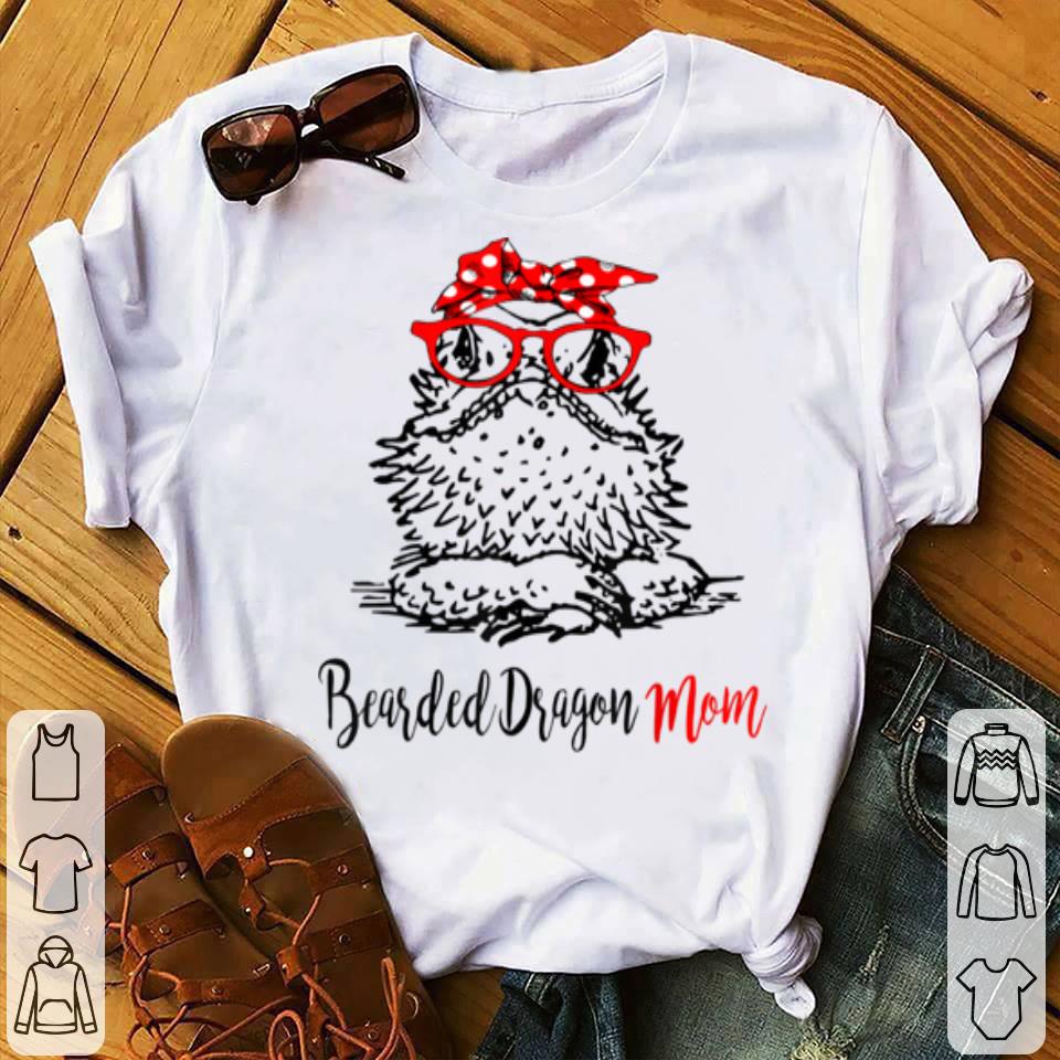Beautiful Vintage Bearded Dragon Mom With Red Glasses For Mother s Day shirt 4 - Beautiful Vintage Bearded Dragon Mom With Red Glasses For Mother's Day shirt