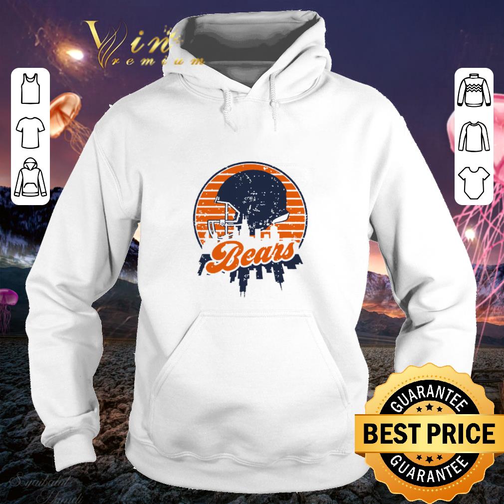 Funny Chicago Bears Football Skyline Retro shirt 4 - Funny Chicago Bears Football Skyline Retro shirt