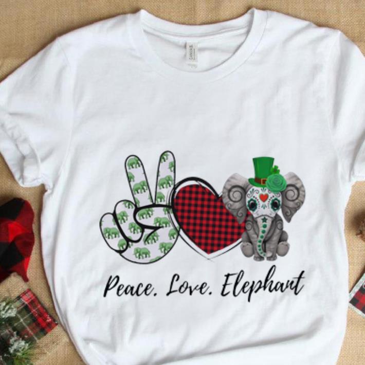 Great Peace Love Lucky Elephant Irish shirt 1 - Great Peace Love Lucky Elephant Irish shirt