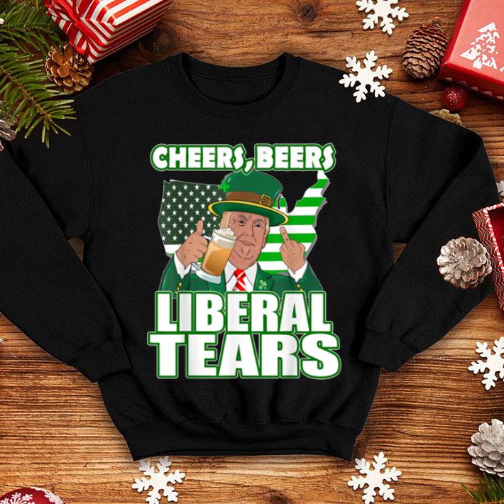 Nice Best Trump St. Patrick's Day Usa Cheers Beers Liberal Tears shirt Nice Best Trump St Patrick s Day Usa Cheers Beers Liberal Tears shirt 4 - Nice Best Trump St. Patrick's Day Usa Cheers Beers Liberal Tears shirt