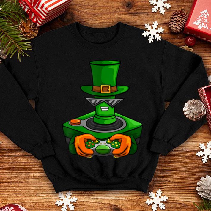 Nice Gaming Console Controller St Patrick s Day Boys Girls shirt 4 - Nice Gaming Console Controller St Patrick's Day Boys Girls shirt