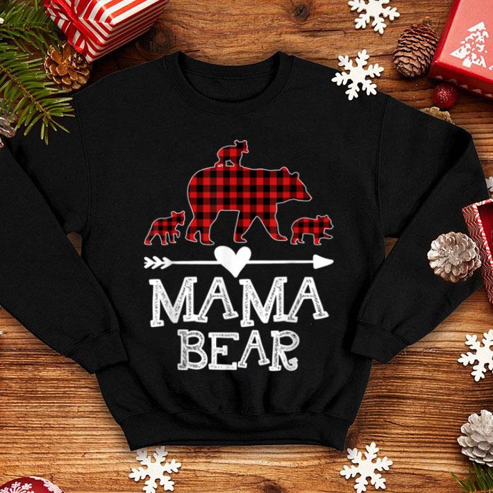 Nice Mama Bear Three Cubs Red Plaid Mama Christmas Pajama shirt Nice Mama Bear Three Cubs Red Plaid Mama Christmas Pajama shirt 4 - Nice Mama Bear Three Cubs Red Plaid Mama Christmas Pajama shirt