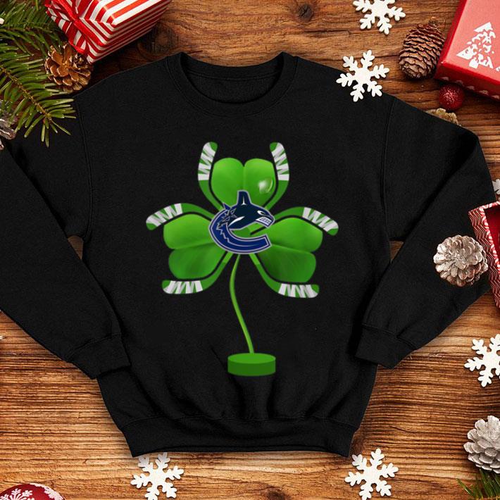 Nice St Patrick Day Irish Shamrock Hockey Tree Vancouver canuck shirt 4 - Nice St Patrick Day Irish Shamrock Hockey Tree Vancouver-canuck shirt