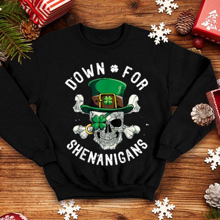 Official Down For Shenanigans St Patricks Day Pirate Leprechaun Men shirt 4 - Official Down For Shenanigans St Patricks Day Pirate Leprechaun Men shirt