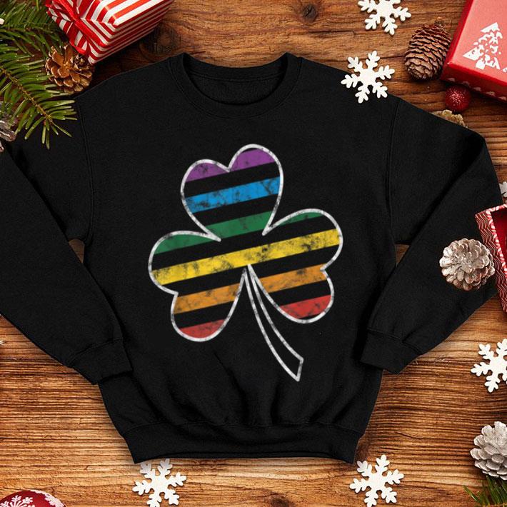 Official Gay Pride Flag Shamrock Lgbt St Patricks Day Parade shirt 4 - Official Gay Pride Flag Shamrock Lgbt St Patricks Day Parade shirt