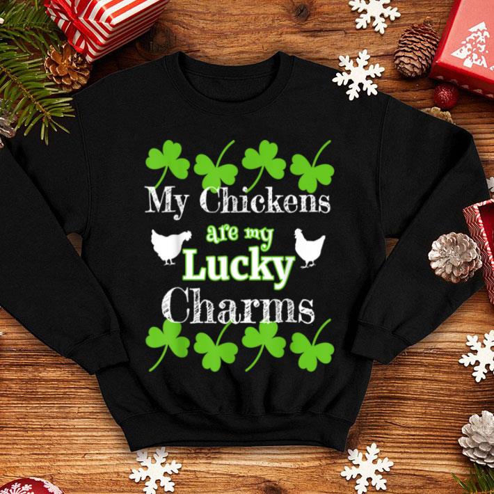 Official My Chickens Are My Lucky Charms St Patricks Day Chicken Tee shirt 4 - Official My Chickens Are My Lucky Charms St Patricks Day Chicken Tee shirt