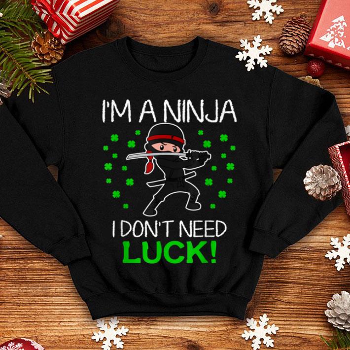 Official St Patrick s Day Ninja Luck Green Kids Gift shirt 4 - Official St. Patrick's Day Ninja Luck Green Kids Gift shirt