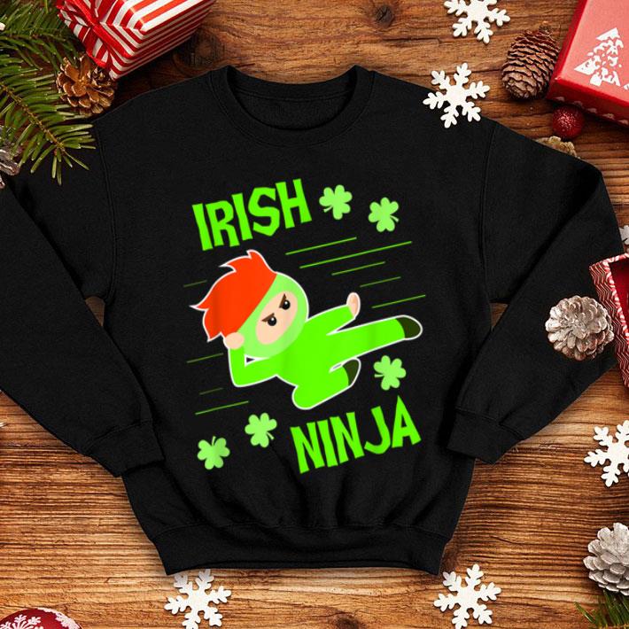 Official St Patricks Day Irish Ninja Gifts For Kids Boys Girl shirt 4 - Official St Patricks Day Irish Ninja Gifts For Kids Boys Girl shirt