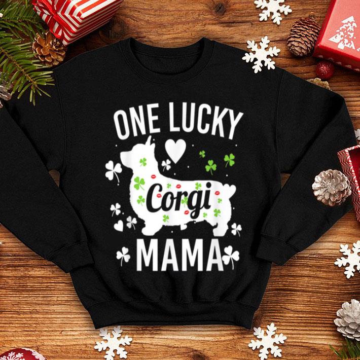 Original One Lucky Mama Mom St Patricks Day Corgi Dog Women shirt Original One Lucky Mama Mom St Patricks Day Corgi Dog Women shirt 4 - Original One Lucky Mama Mom St Patricks Day Corgi Dog Women shirt