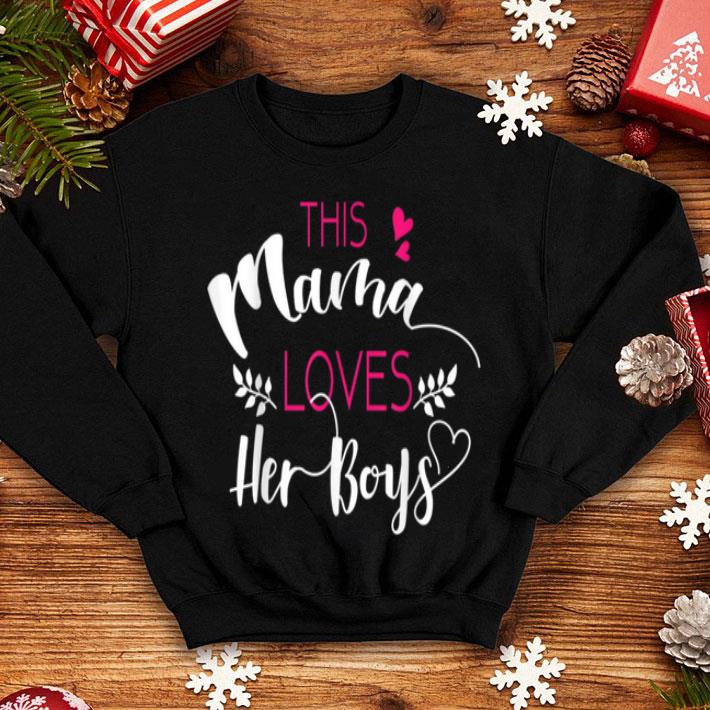 Premium This Mama Loves Her Boys Illustration shirt 4 - Premium This Mama Loves Her Boys Illustration shirt