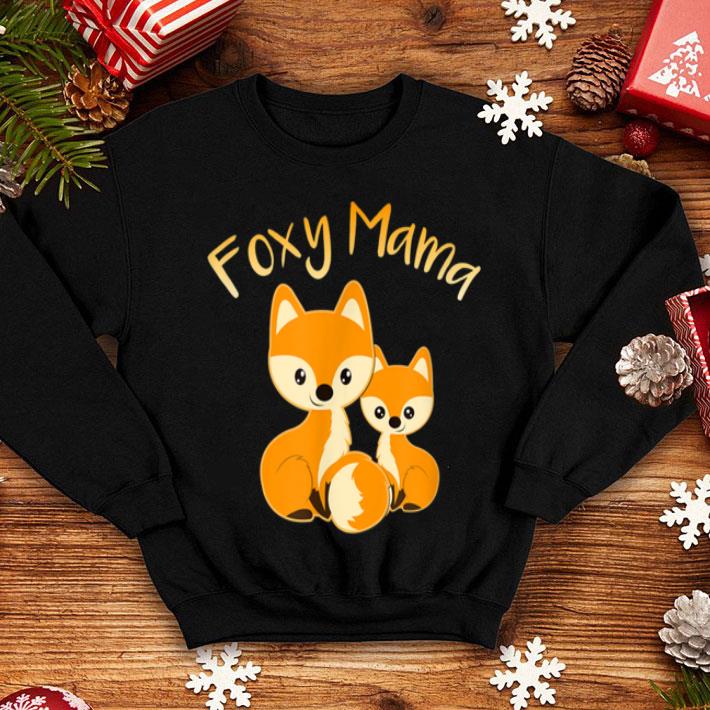 Premium Top Foxy Mama Cute Fox Animal Lover Women Mom Mother s Day Gift shirt 4 - Premium Top Foxy Mama Cute Fox Animal Lover Women Mom Mother's Day Gift shirt
