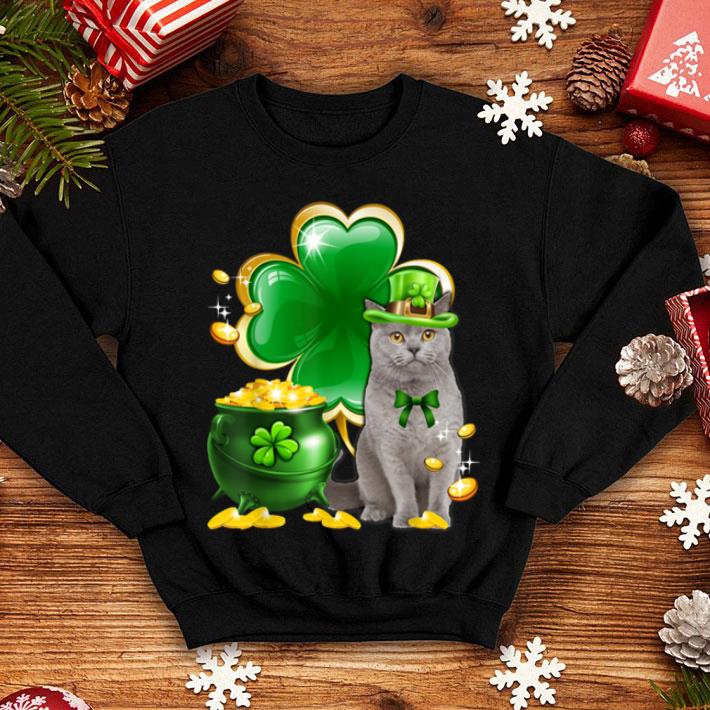 Pretty Cat Shamrock St Patricks Day Cat Meowy Irish Gift shirt 4 - Pretty Cat Shamrock St Patricks Day Cat Meowy Irish Gift shirt