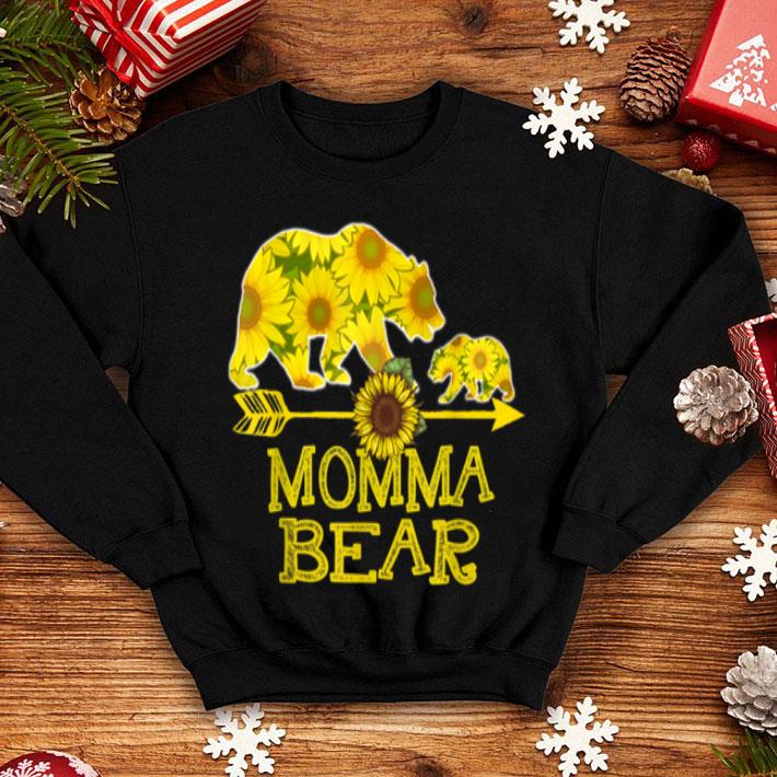 Pretty Momma Bear Sunflower Funny Mother Father Gifts shirt 4 - Pretty Momma Bear Sunflower Funny Mother Father Gifts shirt