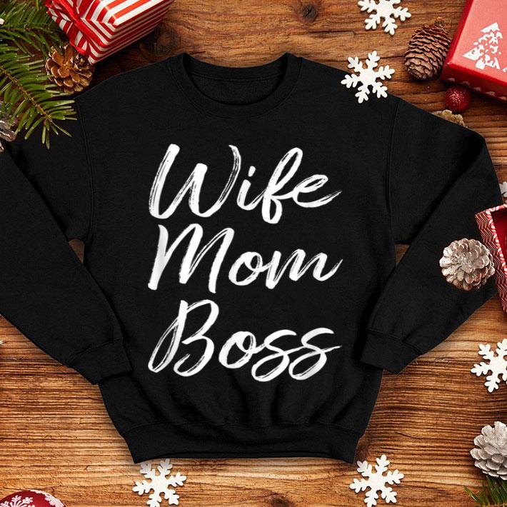 Pretty Wife Mom Boss Lady Cute Mother's Day Gift Christmas shirt Pretty Wife Mom Boss Lady Cute Mother s Day Gift Christmas shirt 4 - Pretty Wife Mom Boss Lady Cute Mother's Day Gift Christmas shirt
