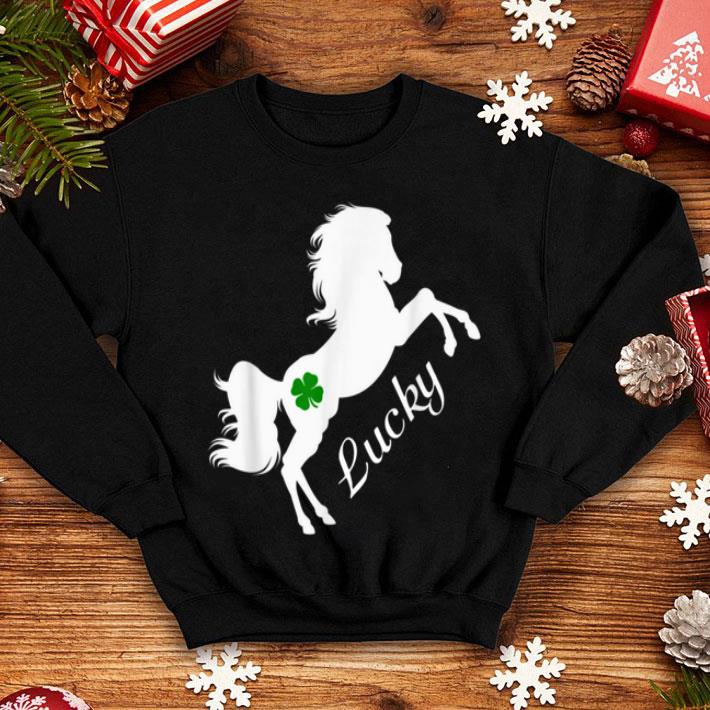 Top Lucky Horse St Patrick s Day For Horse Ladies shirt 4 - Top Lucky Horse St. Patrick's Day For Horse Ladies shirt