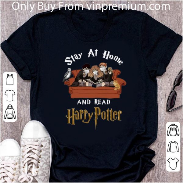 Original Stay At Home And Read Harry Potter Face Mask Covid-19 shirt