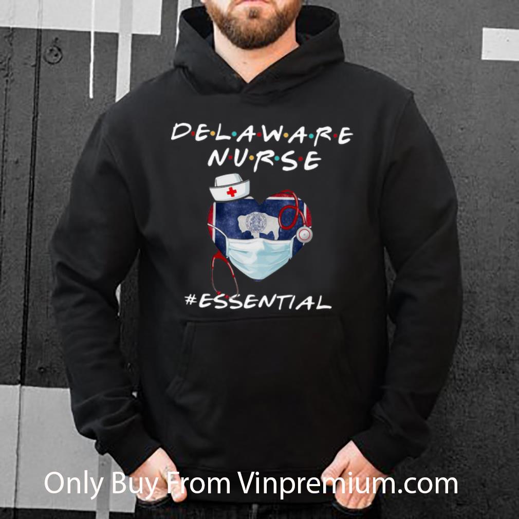 2a45a37a premium delaware nurse heart stethoscope delaware flag essential shirt 4 - Premium Delaware Nurse Heart Stethoscope Delaware Flag #Essential shirt