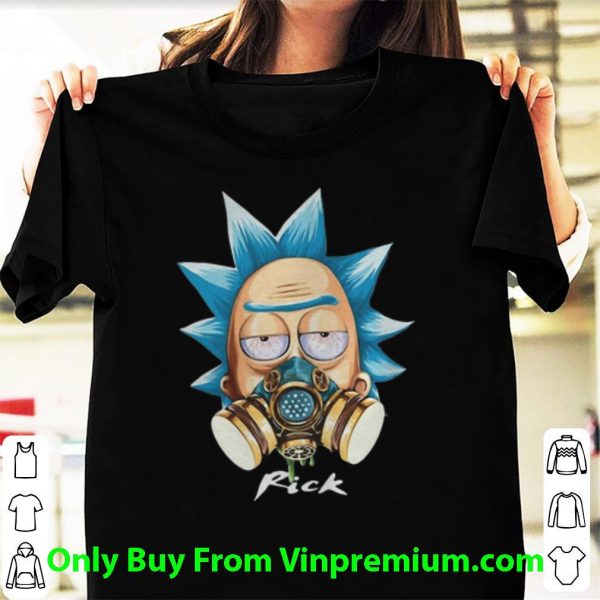 Premium Rick Sanchez Gas Mask Quarantine shirt