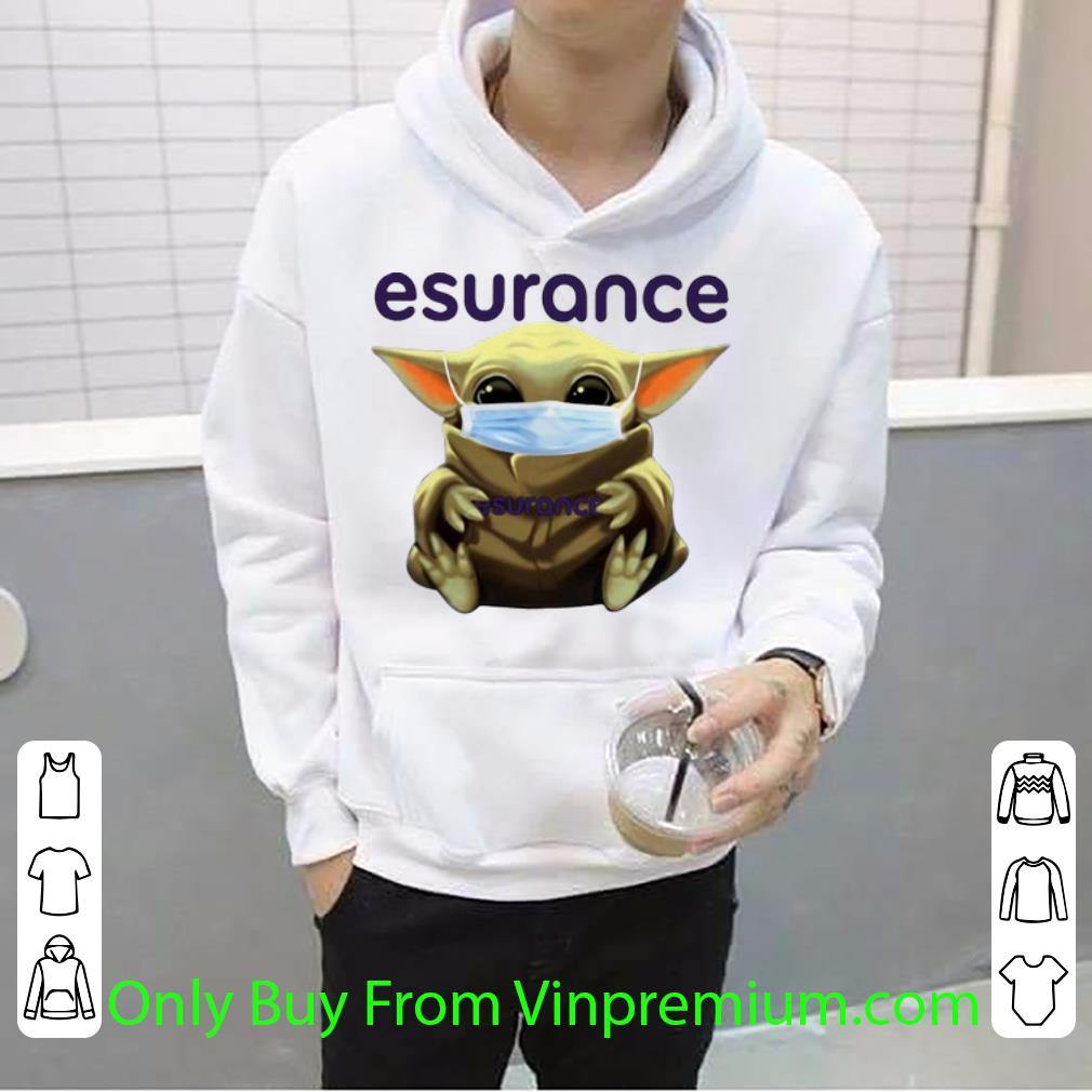 3261785a great star wars baby yoda mask hug esurance shirt 4 - Great Star Wars Baby Yoda Mask Hug Esurance shirt