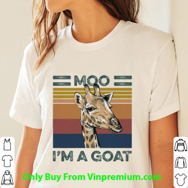 Top Vintage Giraffe Moo I’m A Goat shirt