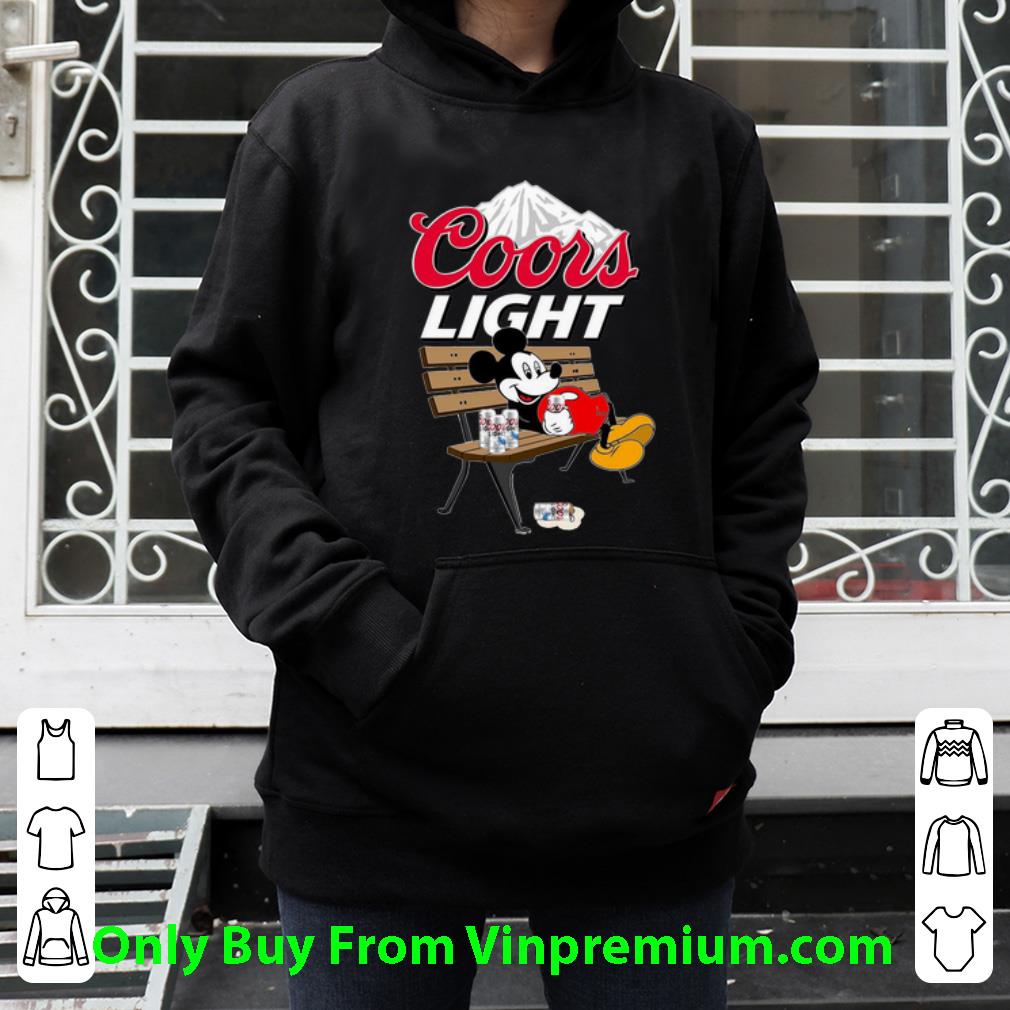 6d4109ee awesome mickey mouse drink coors light shirt 4 - Awesome Mickey Mouse Drink Coors Light shirt