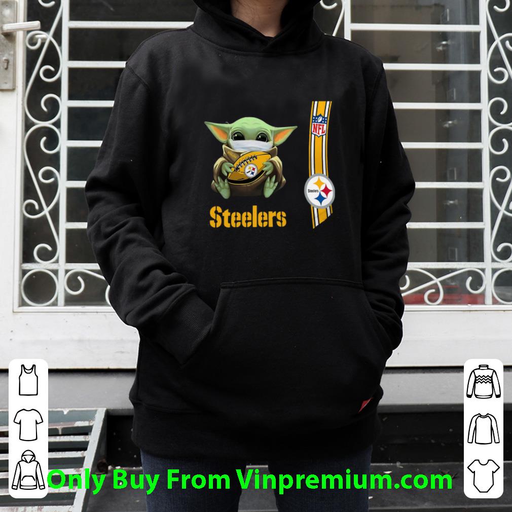 871e9ad7 hot star wars baby yoda mask pittsburgh steelers nfl covid 19 shirt 4 - Hot Star Wars Baby Yoda Mask Pittsburgh Steelers NFL Covid-19 shirt