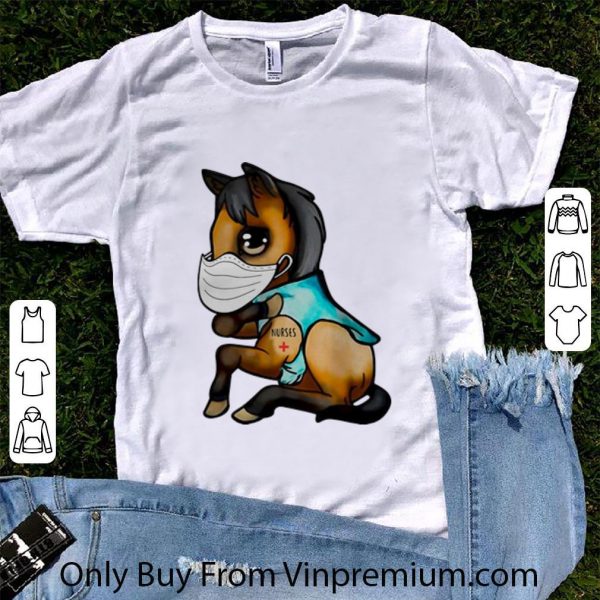 Pretty Horse Tattoos Nurse Mask Covid-19 shirt