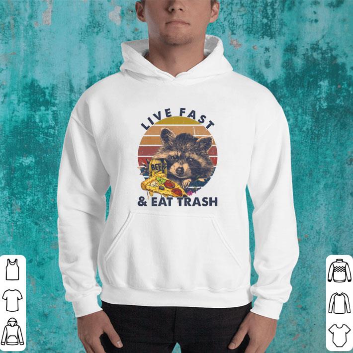 Awesome Raccon Beer Pizza Camping Live Fast And Eat Trash shirt 4 - Awesome Raccon Beer Pizza Camping Live Fast And Eat Trash shirt
