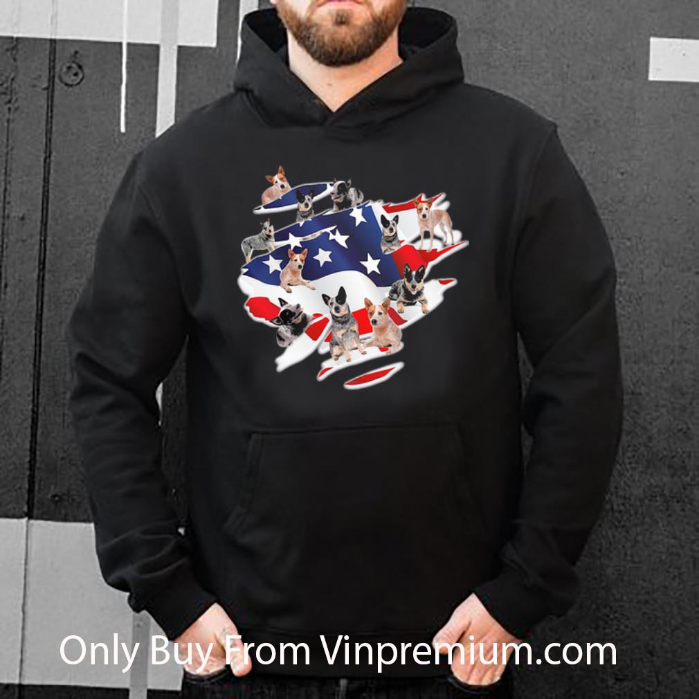 Great Dog Lovers Heeler American Flag shirt 4 - Great Dog Lovers Heeler American Flag shirt