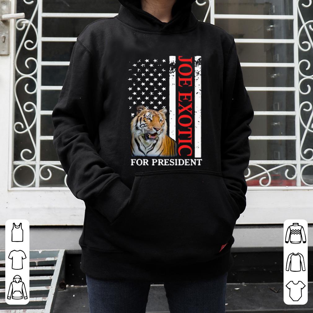 Official Joe Exotic Tiger King For President American Flag shirt 4 - Official Joe Exotic Tiger King For President American Flag shirt