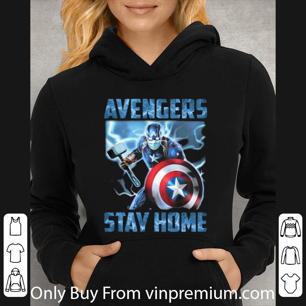 Original Captain America Avengers Stay Home shirt 4 - Original Captain America Avengers Stay Home shirt