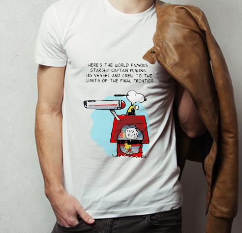 Original Snoopy And Woodstock Here s The World Famous Starship Snoopy s House shirt 4 - Original Snoopy And Woodstock Here’s The World Famous Starship Snoopy's House shirt