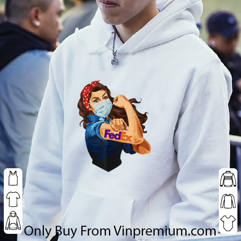 Original Strong Woman Tattoo FedEx Mask Covid 19 shirt 4 - Original Strong Woman Tattoo FedEx Mask Covid-19 shirt
