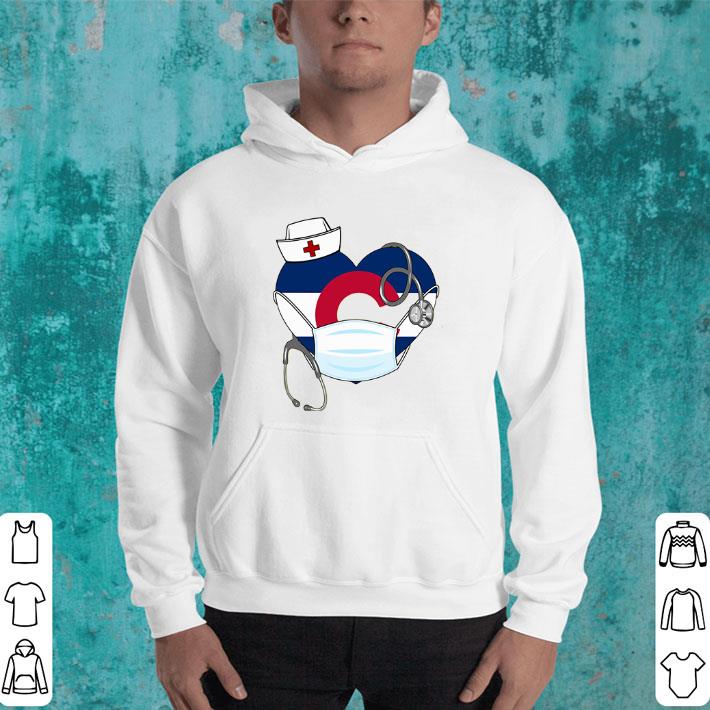 Premium Love Colorado Stethoscope nurse mask shirt 4 - Premium Love Colorado Stethoscope nurse mask shirt