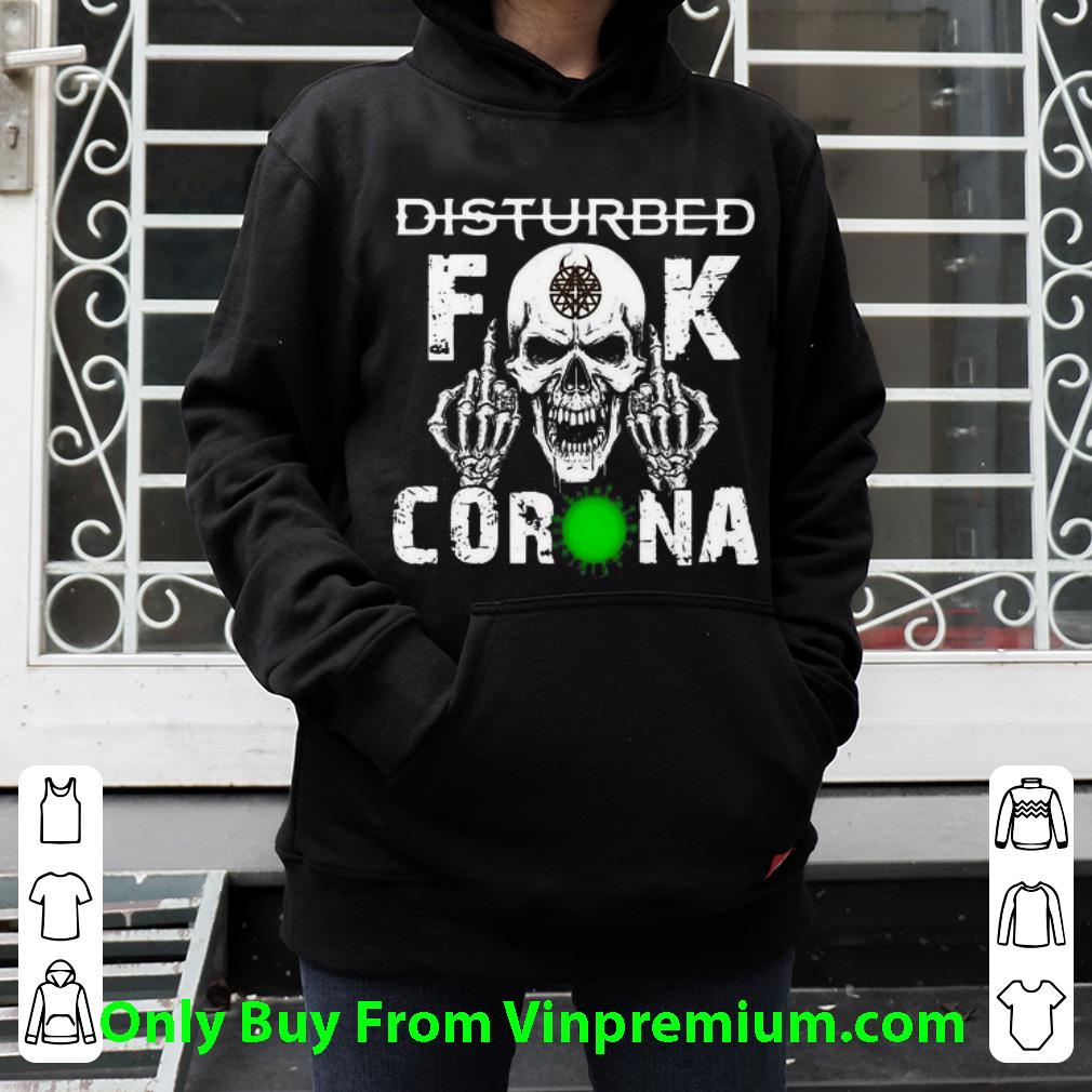 a55c241f top disturbed skull fuck corona shirt 4 - Top Disturbed Skull Fuck Corona shirt